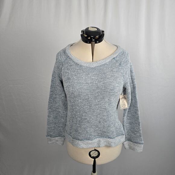 Trade Heritage Sweatshirt Womens XL Blue - Green Long Sleeve Pullover NWT - Picture 15 of 15
